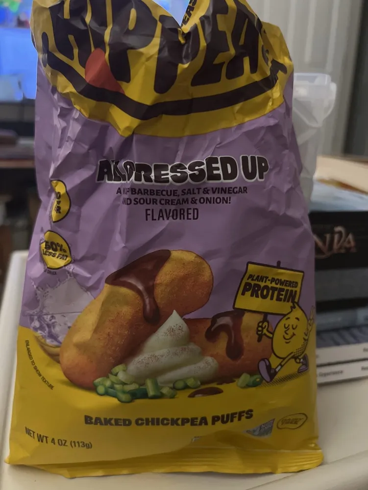 All Dressed Up Baked Chickpea Puffs