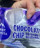Ice cream sandwich chocolate chips