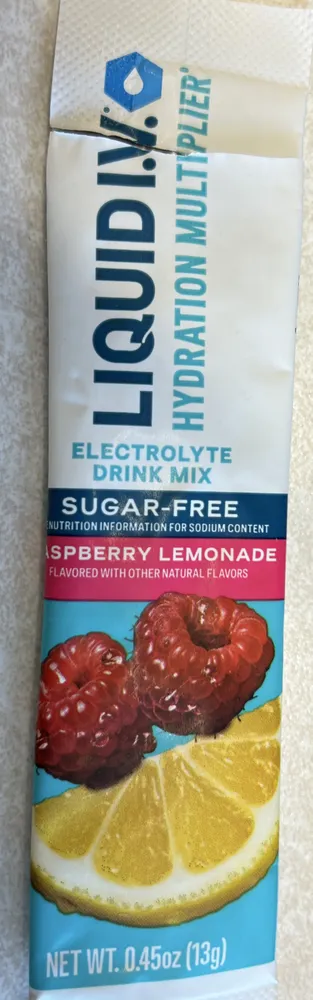 LIQUID I.V. Electrolyte Drink Mix Raspberry Lemonade