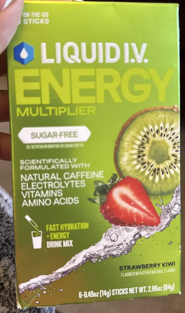 Liquid I.V. Energy Multiplier Strawberry Kiwi