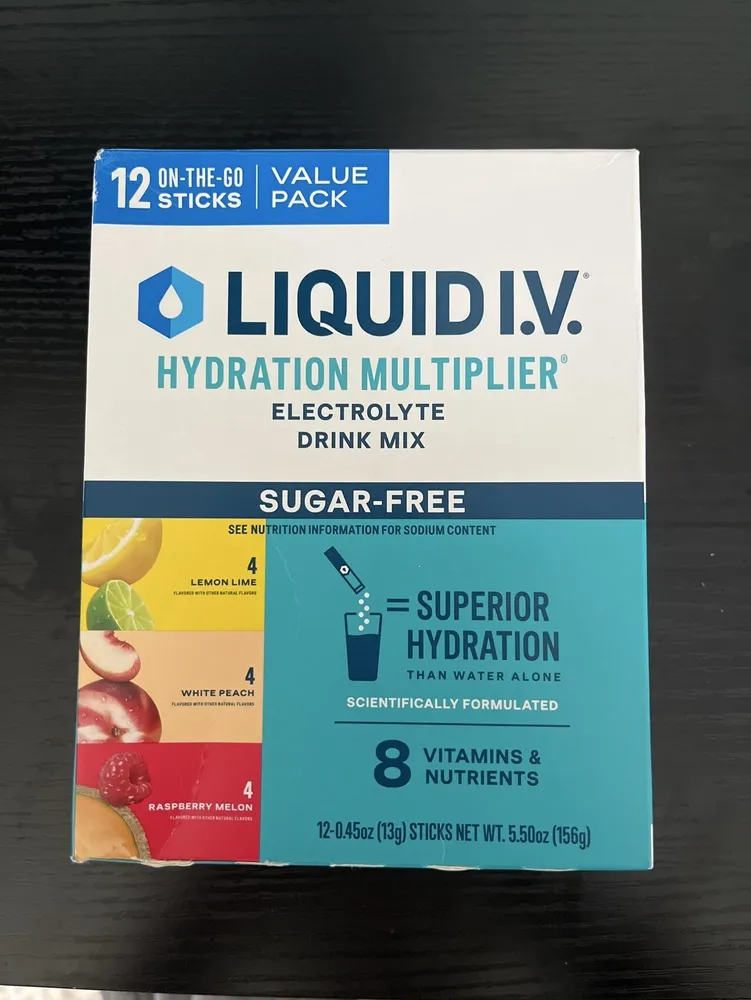 Liquid IV Hydration Multiplier Sugar Free Lemon Lime