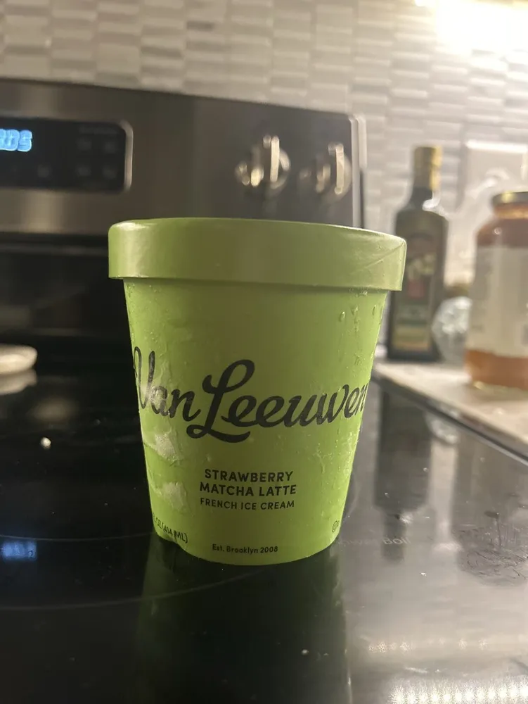 Strawberry Matcha Latte Ice Cream