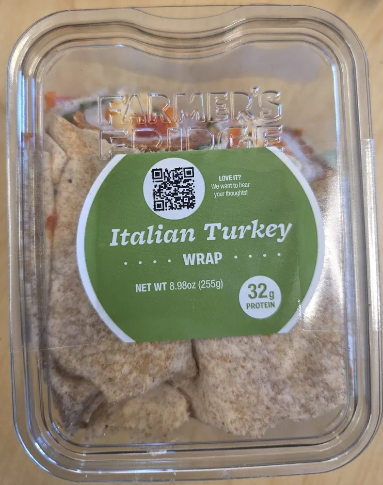 Italian Turkey Wrap
