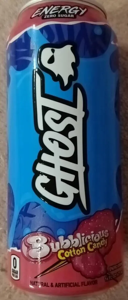 Bubblicious Cotton Candy Energy Drink