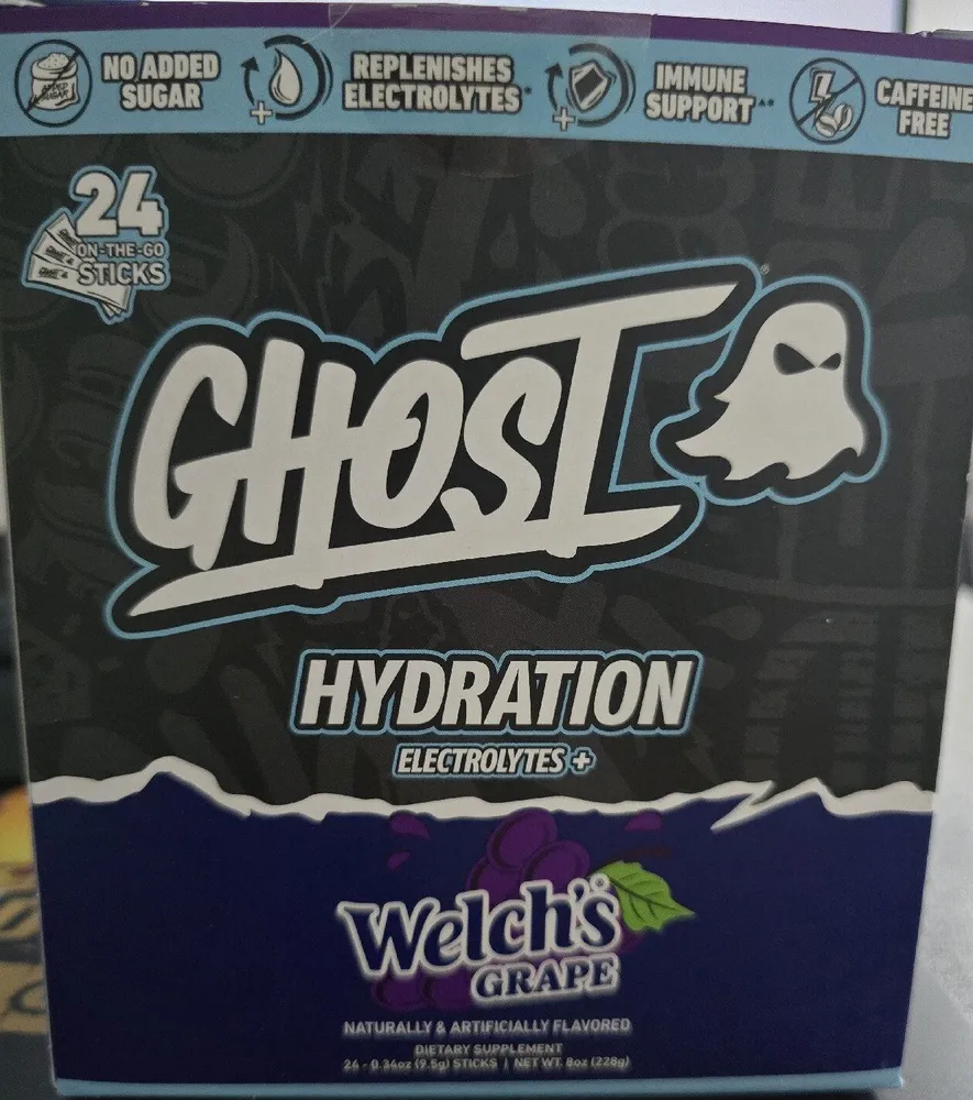 Ghost Hydration Electrolytes Welch's Grape