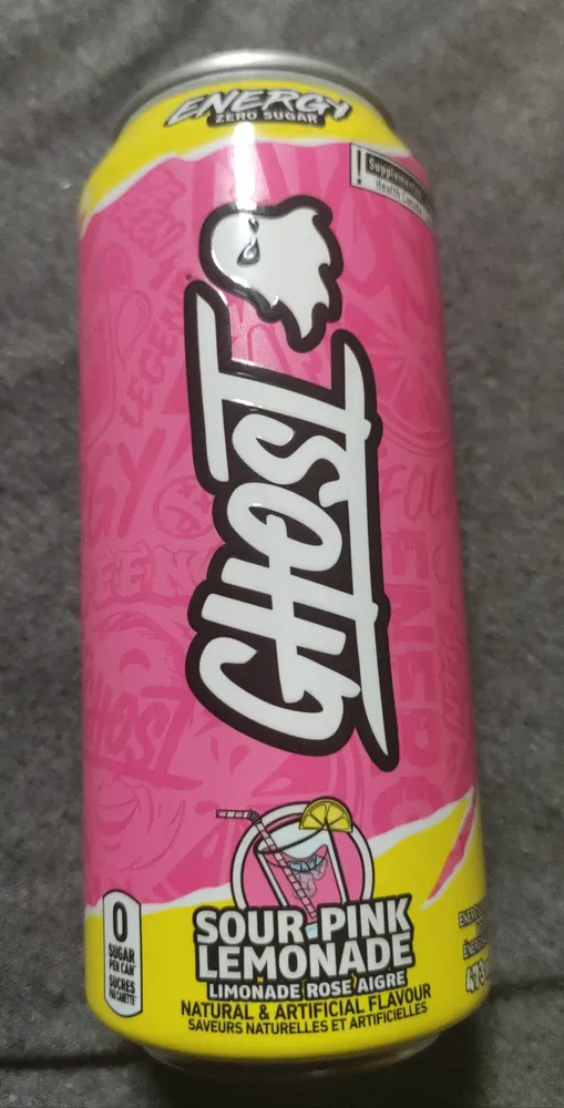 Sour Pink Lemonade Energy Drink