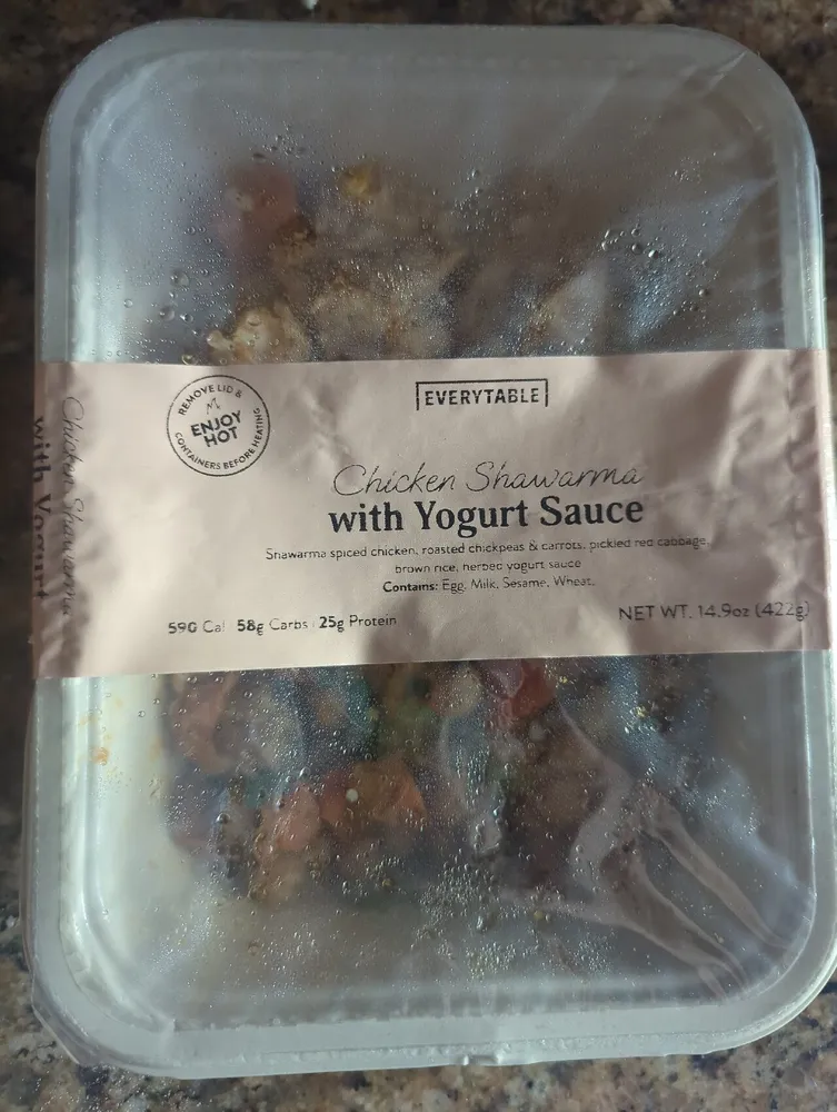 Chicken Shawarma with Yogurt Sauce