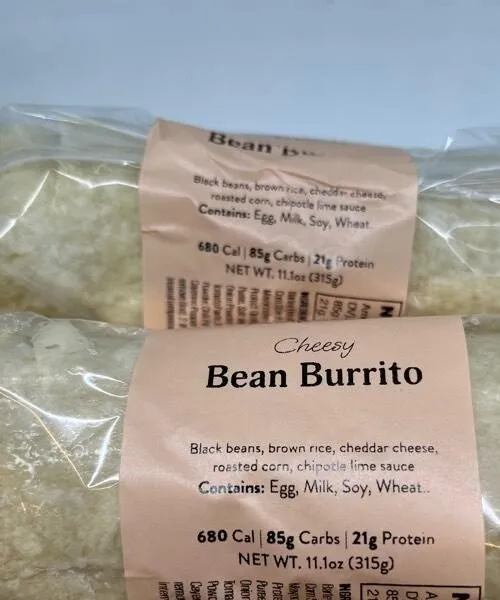 Cheesy Bean Burrito