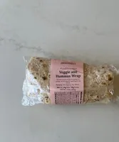 Mediterranean Veggie Hummus Wrap