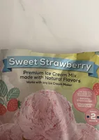 Sweet Strawberry ice cream mix