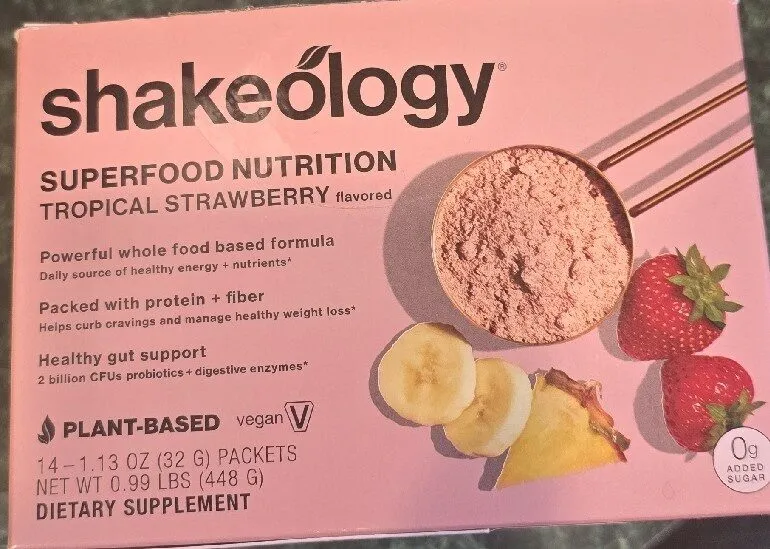 SUPERFOOD NUTRITION TROPICAL STRAWBERRY flavored