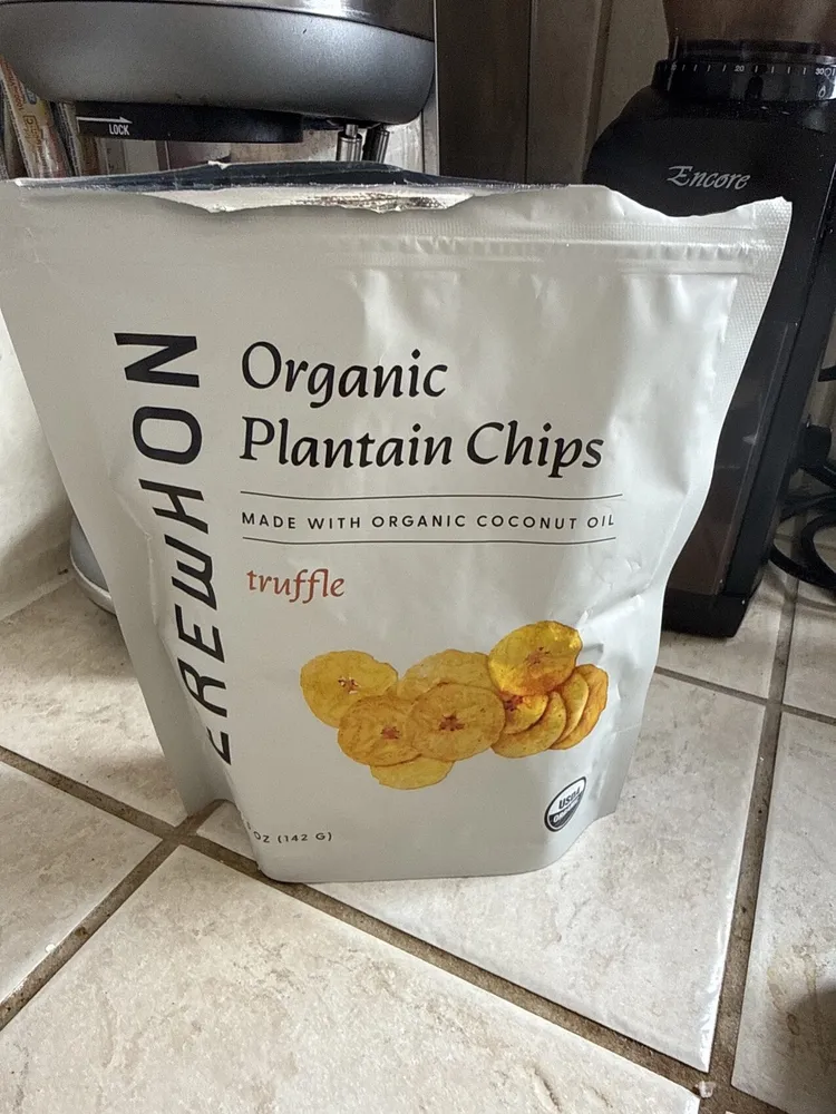 organic plantain chips - truffle
