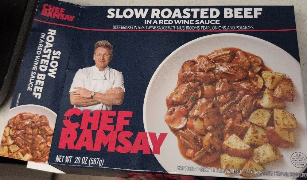 Slow Roasted Beef In A red Wine Sauce