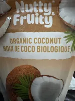 nutty Fruity Organic Coconut, unsweetened, gluten free