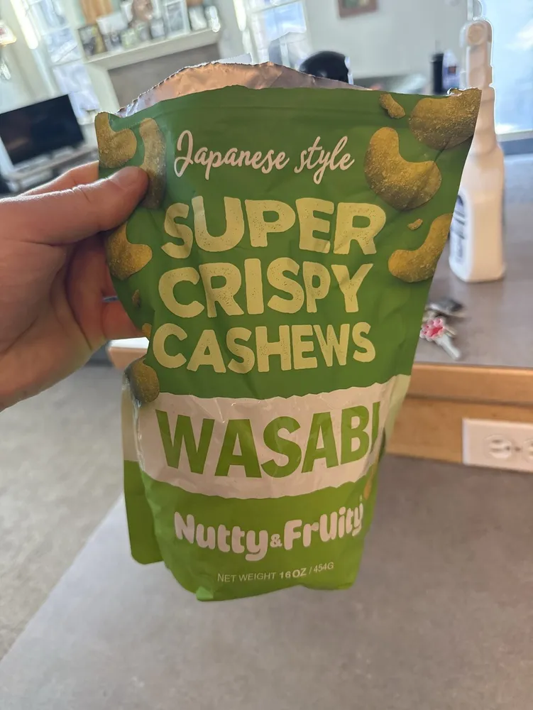Super Crispy Cashews Wasabi