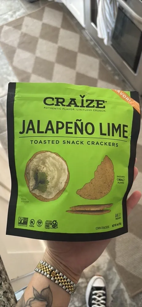 Jalapeño Lime Toasted Snack Crackers