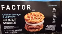 Chicken Sausage & Egg White Breakfast Sandwich