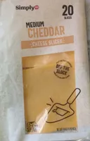 Simply medium cheddar cheese