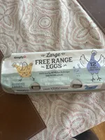 Large Free Range Eggs Laid By Hens