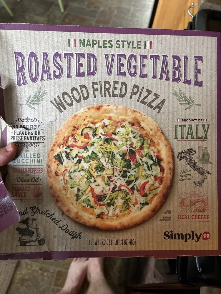 Roasted Vegetable Wood Fire Pizza