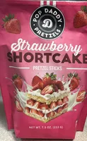 Strawberry shortcake pretzel sticks