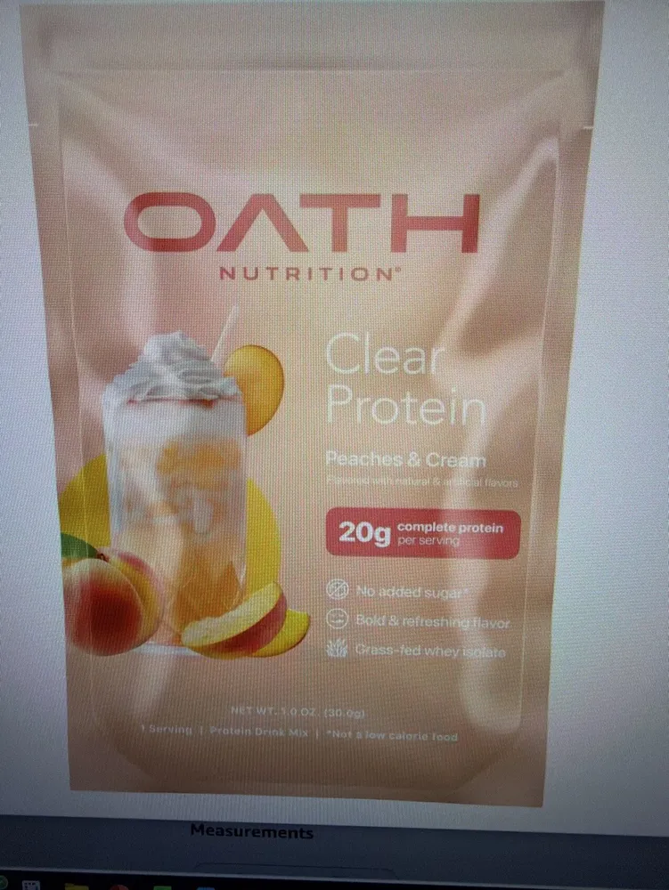Peaches & Cream Clear Protein