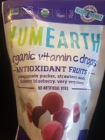 Organic Anti-OxiFruits Vitamin C Drops Pom, Strawby, Bluby, Cherry