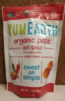 Hot chili organic lollipop
