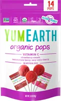 Organic Vitamin C Pops Pom, Watermelon, Strawby, Grape, Cherry, Peach, Raspby, Mango