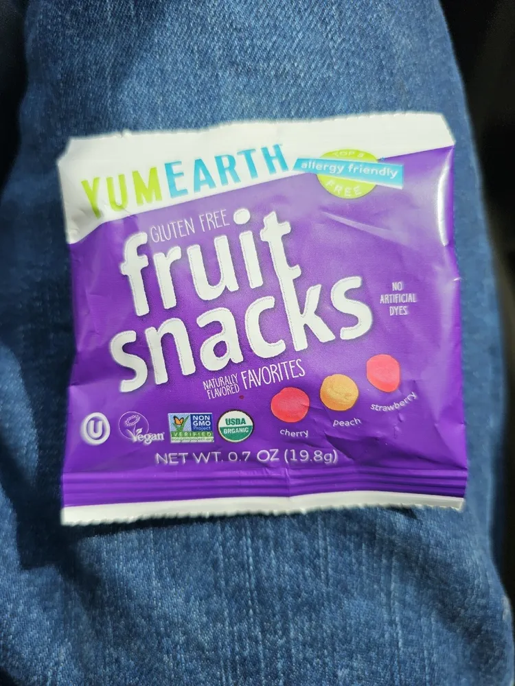Organic fruit snacks