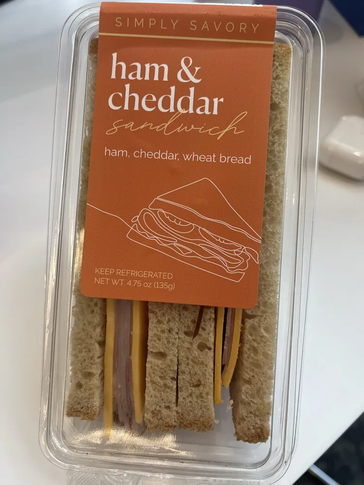 Ham And Cheddar Sandwich