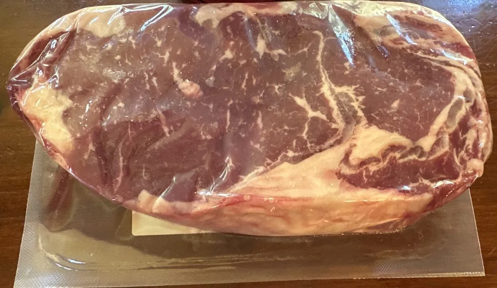 100% Grass Fed Beef, Ribeye Steak, Thick Cut, Boneless
