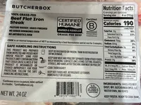 Beef Flat Iron Steam