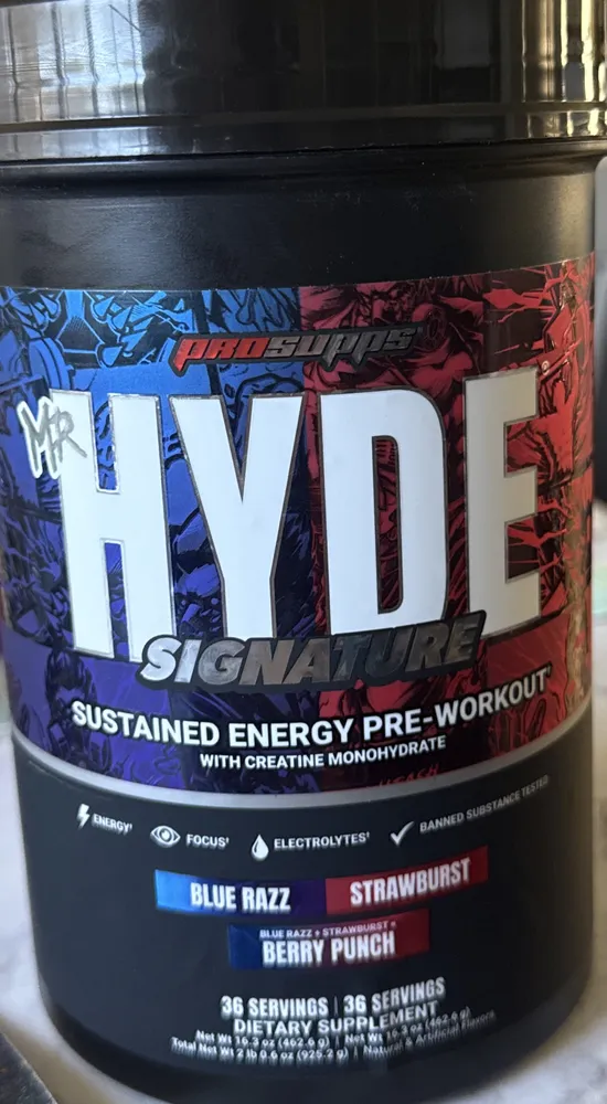 HYDE SIGNATURE SUSTAINED ENERGY PRE-WORKOUT