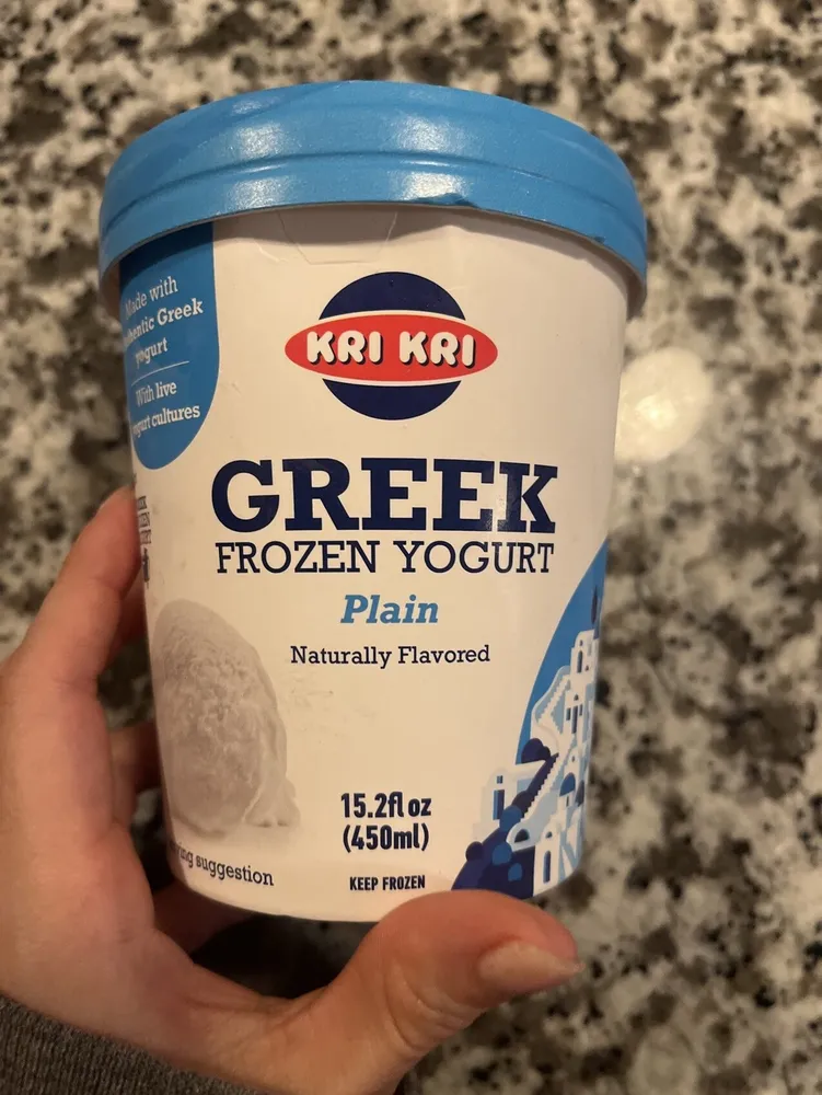 Greek Frozen Yogurt, Plain