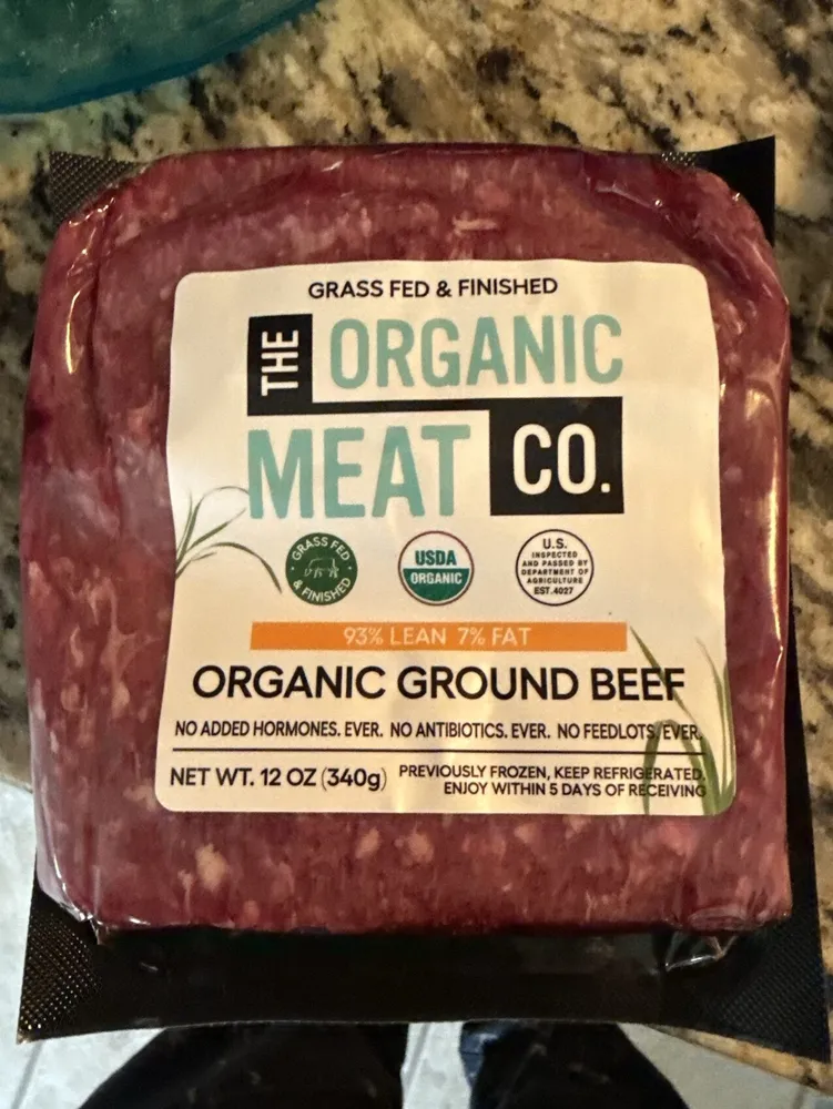 Organic Ground Beef 93/7
