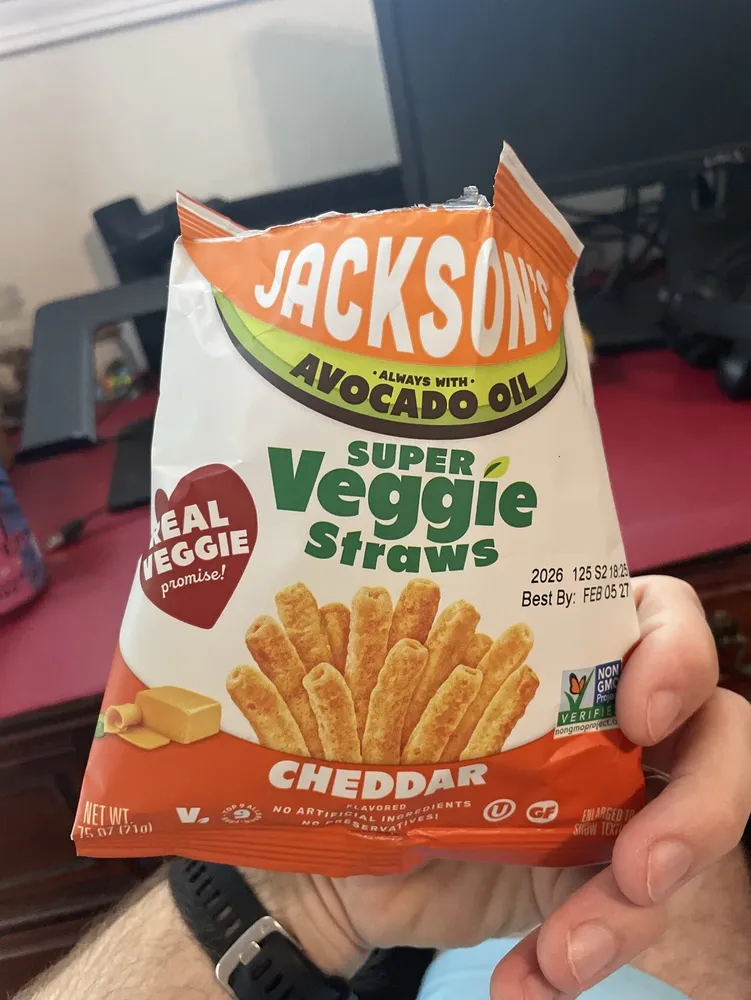 Super Veggie Straws Cheddar