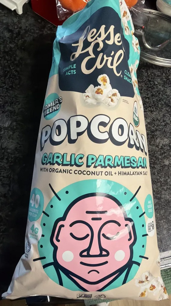 Popcorn Garlic Parmesan