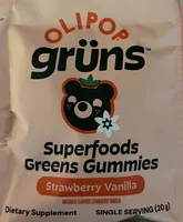 Superfoods Greens Gummies - Strawberry Vanilla
