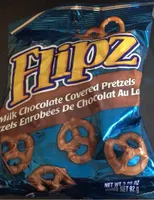Bretzels enrobés de chocolat au lait