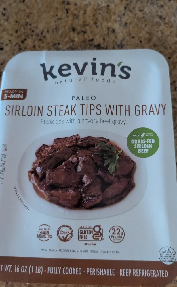 Sirloin Steak Tips With Gravy