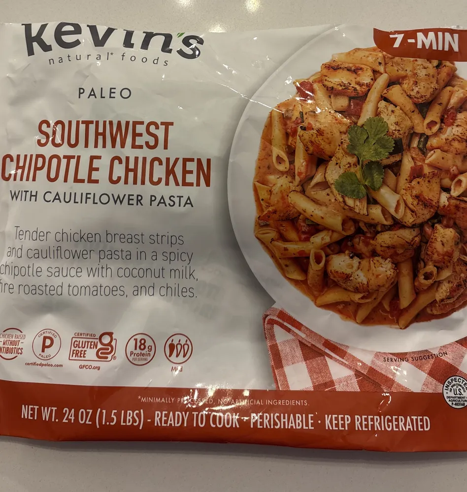 Southwest Chipotle Chicken with Cauliflower Pasta