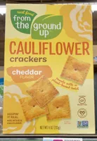 Cauliflower Cheddar Veggie Crackers
