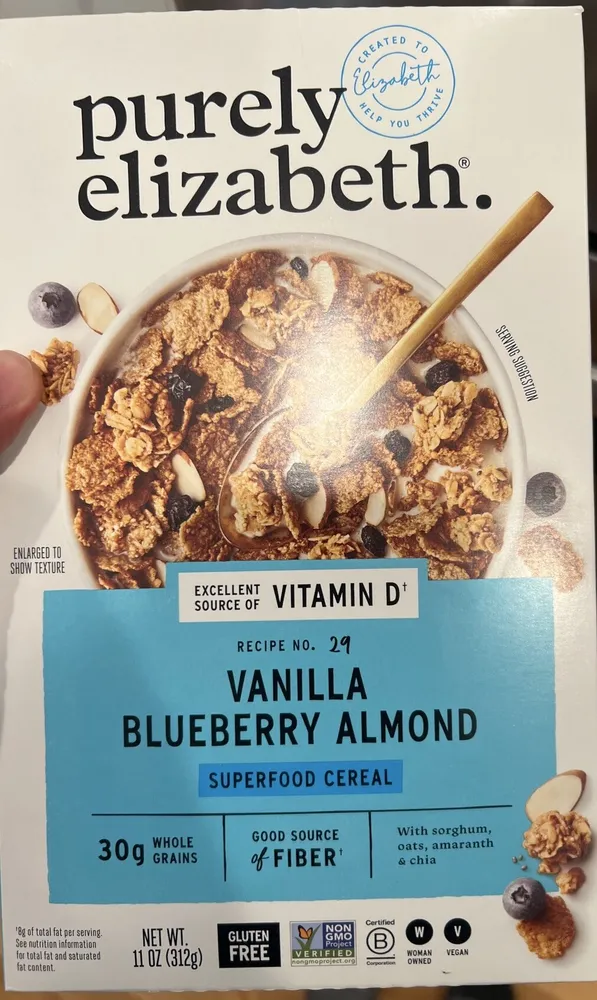 Vanilla Blueberry Almond Superfood Cereal