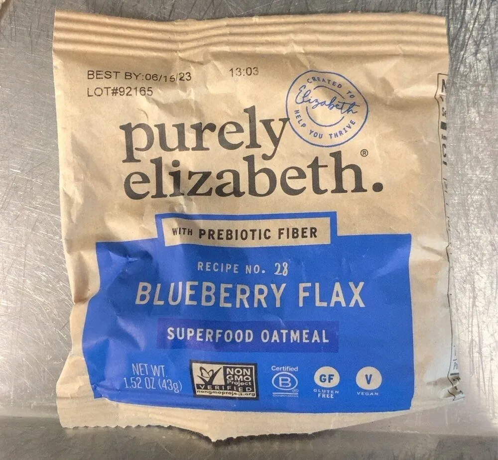 Blueberry Flax Superfood Oatmeal