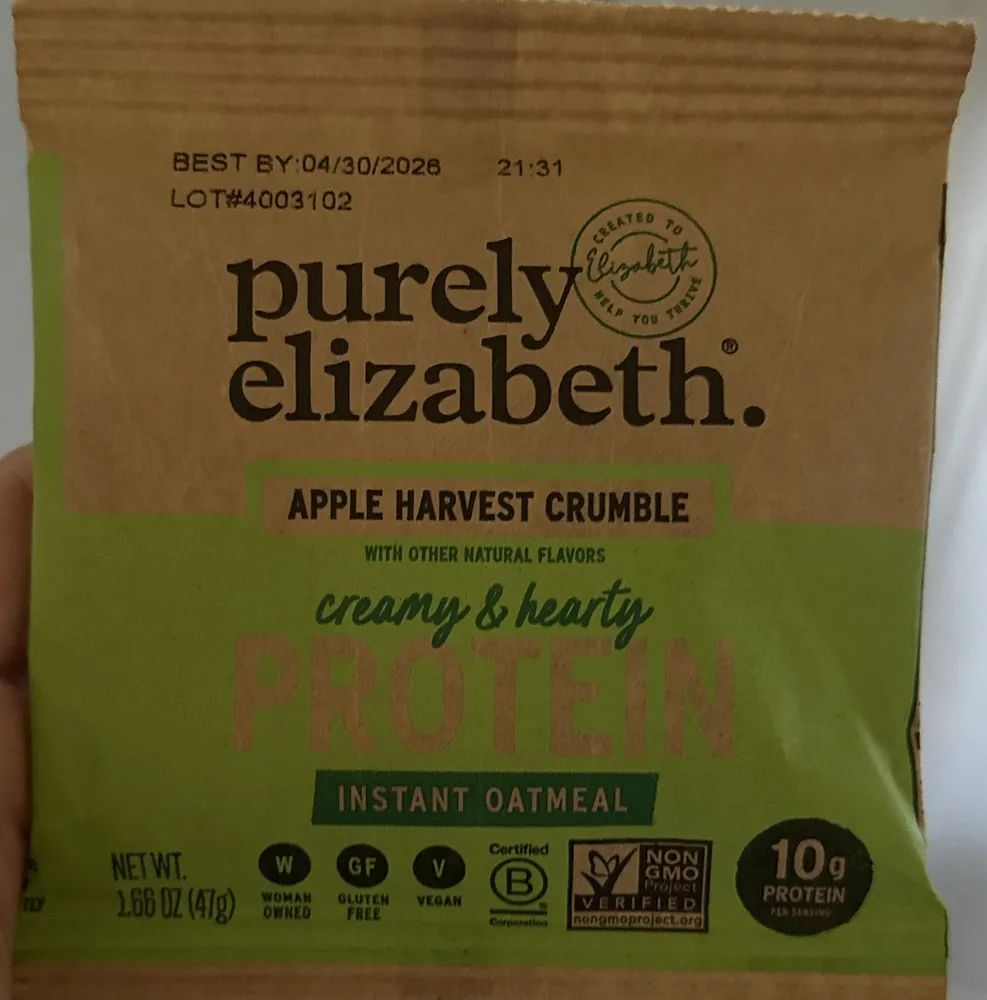 Apple Harvest Crumble Oatmeal