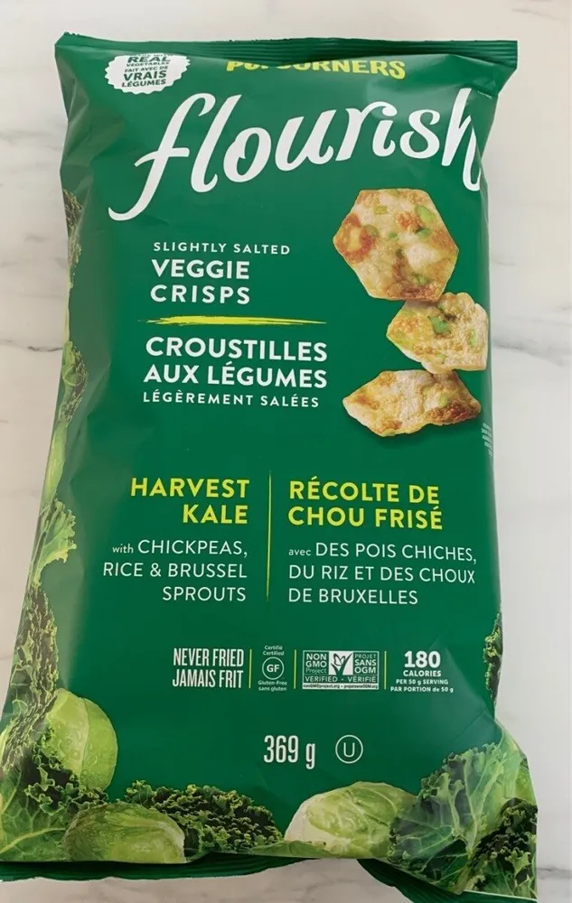 Veggie Crisps - Brussel Sprout/Kale Pink Salt