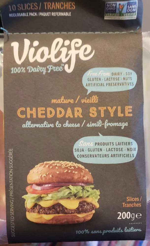 Cheddar Style Slices / Tranches