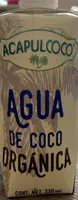 Agua De Coco Natural Organica 330 ML.