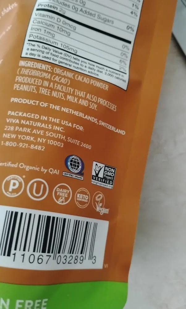 Organic Cacao Powder